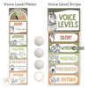 Voice Levels Chart - Woodland Theme Classroom Decor - Miss Jacobs Little Learners