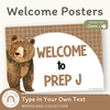 Welcome Posters - Woodland Theme Classroom Decor - Miss Jacobs Little Learners