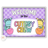 Welcome Posters - Cutesy Composition Notebook Classroom Decor - Miss Jacobs Little Learners 1