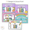Welcome Posters - Cutesy Composition Notebook Classroom Decor - Miss Jacobs Little Learners 1