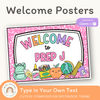 Welcome Sign - Cutesy Classroom Decor - Miss Jacobs Little Learners