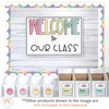 Welcome Sign - Spotty Pastel Classroom Decor - Miss Jacobs Little Learners