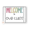 Welcome Sign - Spotty Pastel Classroom Decor - Miss Jacobs Little Learners