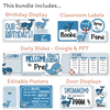 Whale Theme Classroom Essentials Decor Pack - Miss Jacobs Little Learners