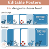 Whale Theme Classroom Essentials Decor Pack - Miss Jacobs Little Learners