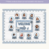 Winter Bulletin Board Borders - Composition Notebook Classroom Decor - Miss Jacobs Little Learners