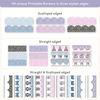 Winter Bulletin Board Borders - Composition Notebook Classroom Decor - Miss Jacobs Little Learners