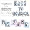 Winter Bulletin Board Letters - Composition Notebook Classroom Decor - Miss Jacobs Little Learners