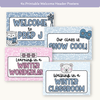 Winter Door Display - Composition Notebook Classroom Decor - Miss Jacobs Little Learners