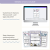 Winter Newsletters Templates - Composition Notebook Classroom Decor - Miss Jacobs Little Learners