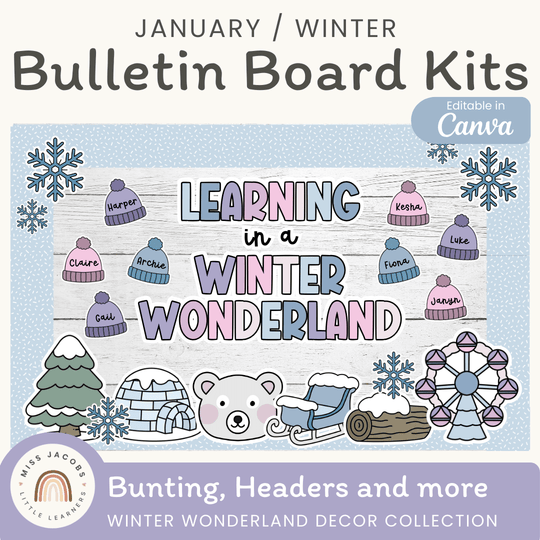Winter Wonderland Bulletin Board Kit