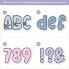 Winter Wonderland Bulletin Board Letters Classroom Decor - Miss Jacobs Little Learners