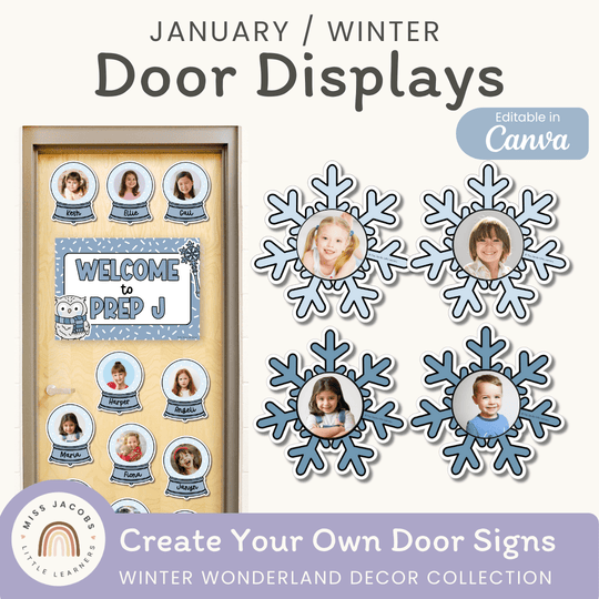 Winter Wonderland Door Display Classroom Decor