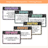 Writing Process Posters - Cutesy Composition Notebook English Decor - Miss Jacobs Little Learners