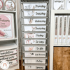 10 Drawer Cart Labels | Australiana Teacher Trolley Labels | Editable - Miss Jacobs Little Learners