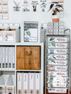 10 Drawer Cart Labels | Rustic Boho Plants Teacher Trolley Labels | Editable - Miss Jacobs Little Learners