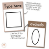 2D Shape Posters | Ombre Neutral Math Classroom Decor - Miss Jacobs Little Learners