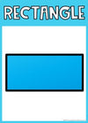 2D Shape Posters {Rainbow Classroom Decor} - Miss Jacobs Little Learners