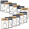 2D Shape Posters | Rustic BOHO PLANTS decor - Miss Jacobs Little Learners