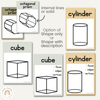 3D Objects / 3D Shapes Posters | AUSTRALIANA Decor - Miss Jacobs Little Learners