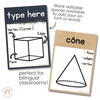 3D Objects / 3D Shapes Posters | Rustic BOHO PLANTS decor - Miss Jacobs Little Learners