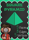 3D Shape Posters {Chalkboard} - Miss Jacobs Little Learners