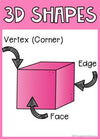 3D Shape Posters {Rainbow Classroom Decor} - Miss Jacobs Little Learners