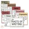 6-1 Writing Traits Posters | Australiana Classroom Decor | Australian Flora and Fauna | Miss Jacobs Little Learners | Editable