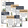 6+1 Traits of Writing Posters | Rustic BOHO PLANTS decor - Miss Jacobs Little Learners