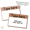 Addition Strategies Posters | Ombre Neutral Math Classroom Decor - Miss Jacobs Little Learners