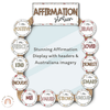 Affirmation Station | Australiana | Positive Affirmations for Mirror | Editable - Miss Jacobs Little Learners