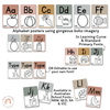 ALPHABET POSTERS | SIMPLE BOHO - Miss Jacobs Little Learners