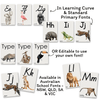 Animal Alphabet Posters | Jungle Animals | MODERN JUNGLE | Classroom Decor - Miss Jacobs Little Learners
