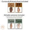 ASL Alphabet Posters | American Sign Language | MODERN JUNGLE - Miss Jacobs Little Learners