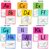 AUSLAN ALPHABET POSTERS | SPOTTY BRIGHTS THEME - Miss Jacobs Little Learners