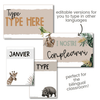 Birthday Display | MODERN JUNGLE | Rustic Classroom Decor - Miss Jacobs Little Learners