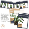 Boho Plants Binder Covers & Spines | Rustic Boho Classroom Decor | Editable - Miss Jacobs Little Learners