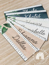 Boho Plants Student Desk Plates | Editable Rustic Classroom Decor - Miss Jacobs Little Learners
