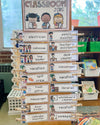 Boho Rainbow Classroom Jobs Display | Neutral Rainbow Theme - Miss Jacobs Little Learners