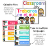 BRIGHTS Classroom Jobs Display | Editable Classroom Decor - Miss Jacobs Little Learners