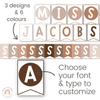 BULLETIN BOARD BUNTING | OMBRE NEUTRALS | EDITABLE - Miss Jacobs Little Learners