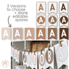 BULLETIN BOARD BUNTING | SPOTTY NEUTRALS | EDITABLE - Miss Jacobs Little Learners