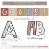 Bulletin Board Lettering Pack - Boho Vibes Theme - Miss Jacobs Little Learners