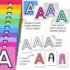 Bulletin Board Lettering Pack - Spotty Brights Classroom Decor - Miss Jacobs Little Learners