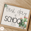 Cactus Theme First Day of School Sign - Miss Jacobs Little Learners