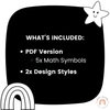 Classic Black Large Math Symbols - Miss Jacobs Little Learners