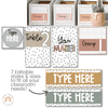 CLASSROOM LABELS | SPOTTY BOHO | EDITABLE - Miss Jacobs Little Learners
