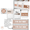 CLASSROOM LABELS | SPOTTY NEUTRALS | EDITABLE - Miss Jacobs Little Learners