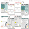 Classroom Newsletter Templates | Editable | Modern Rainbow Classroom Theme | Calm Decor - Miss Jacobs Little Learners