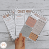 Classroom Newsletter Templates | Editable | Spotty Boho Classroom Theme | Neutral Rainbow Decor - Miss Jacobs Little Learners